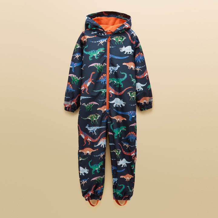 Joules Boys Raindrop Puddlesuit