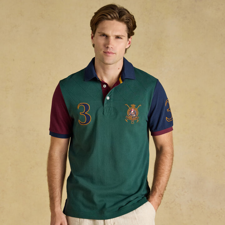 Joules Mens Embellished Woody Polo Shirt