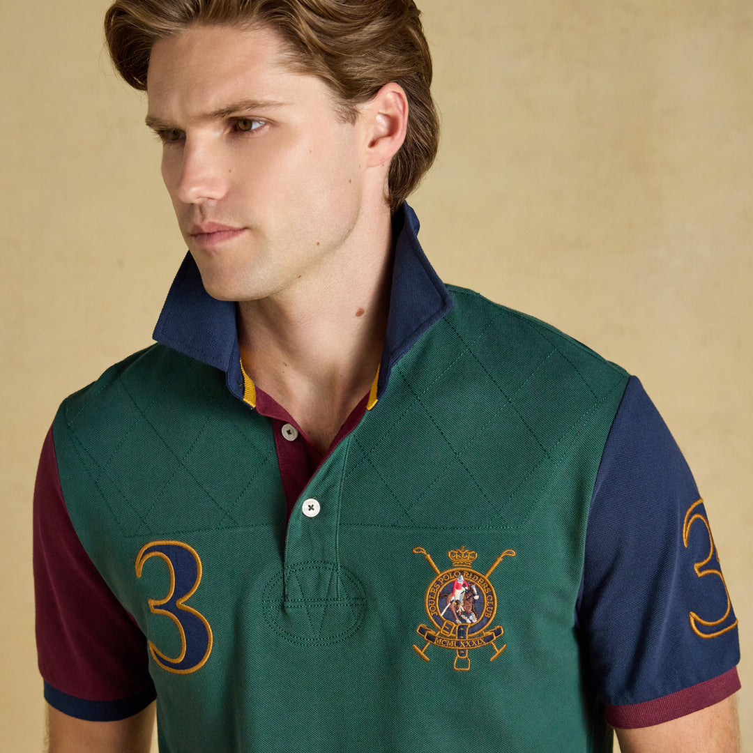 Joules Mens Embellished Woody Polo Shirt