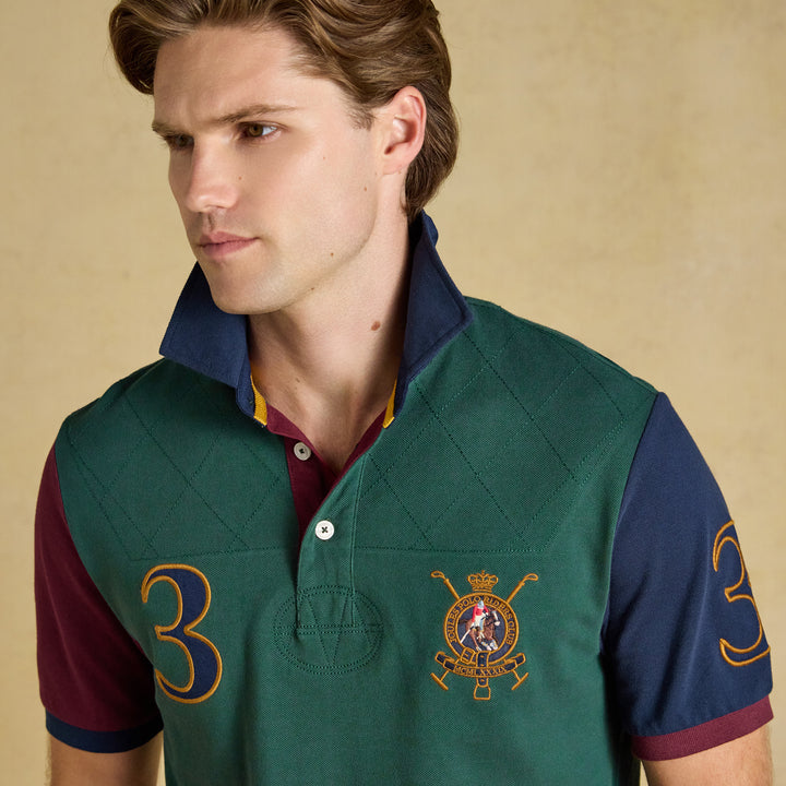 Joules Mens Embellished Woody Polo Shirt