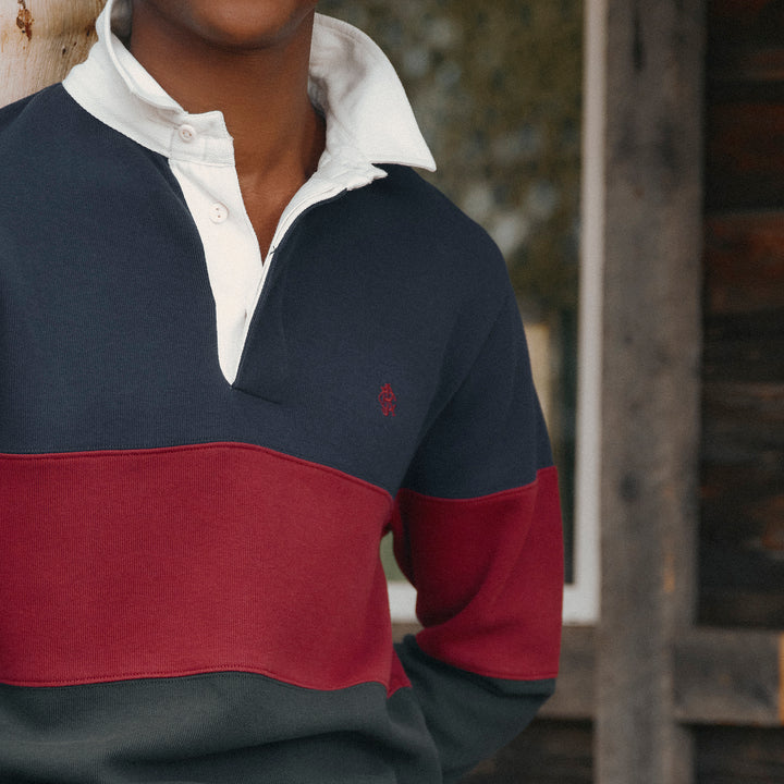 Joules Mens French Rib Rugby Top