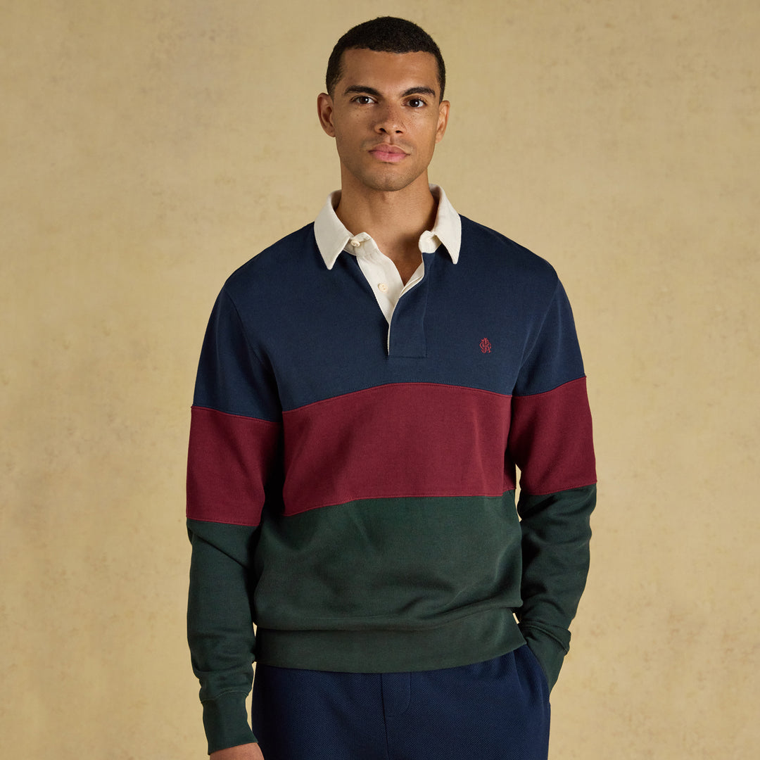 Joules Mens French Rib Rugby Top