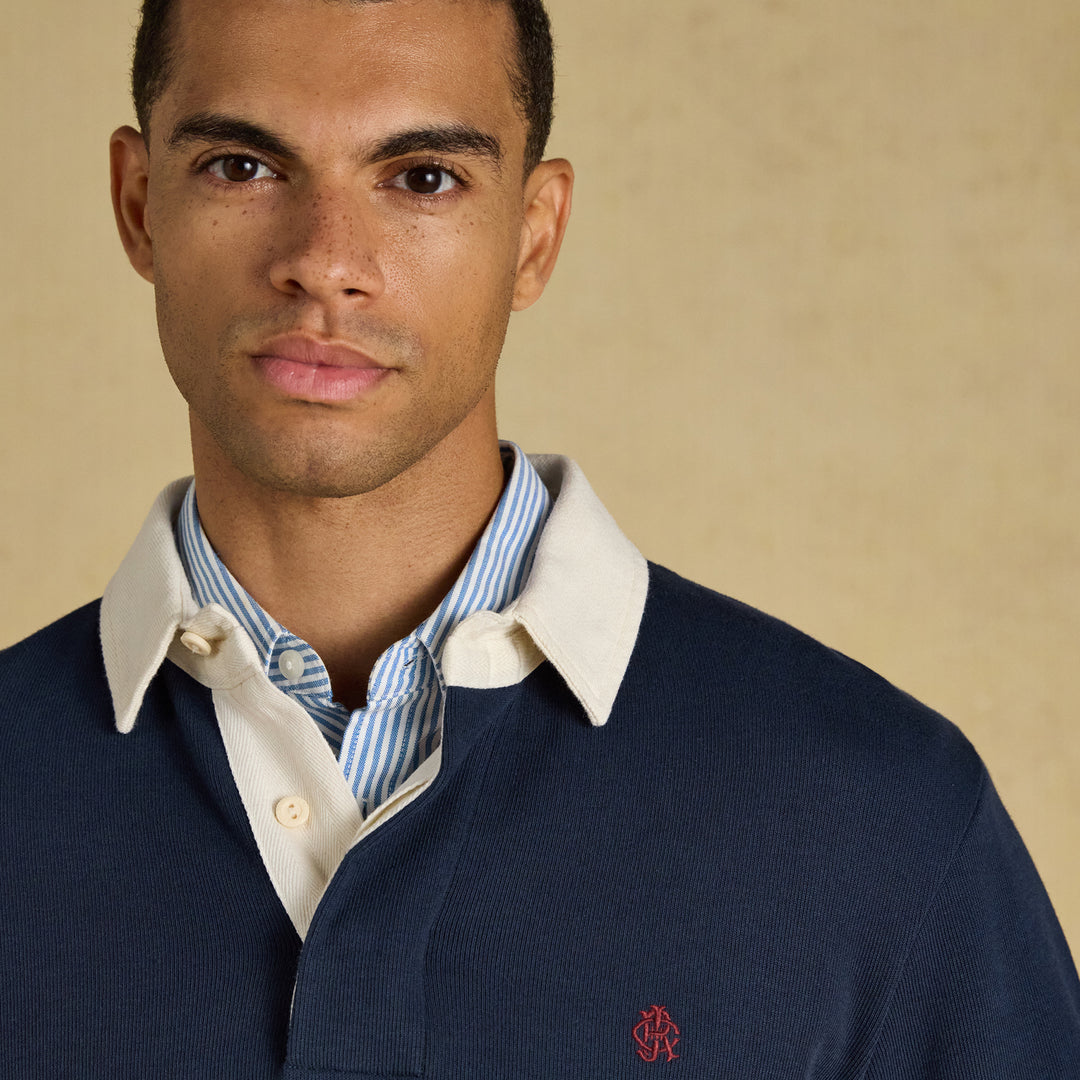 Joules Mens French Rib Rugby Top