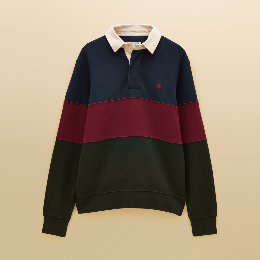 Joules Mens French Rib Rugby Top