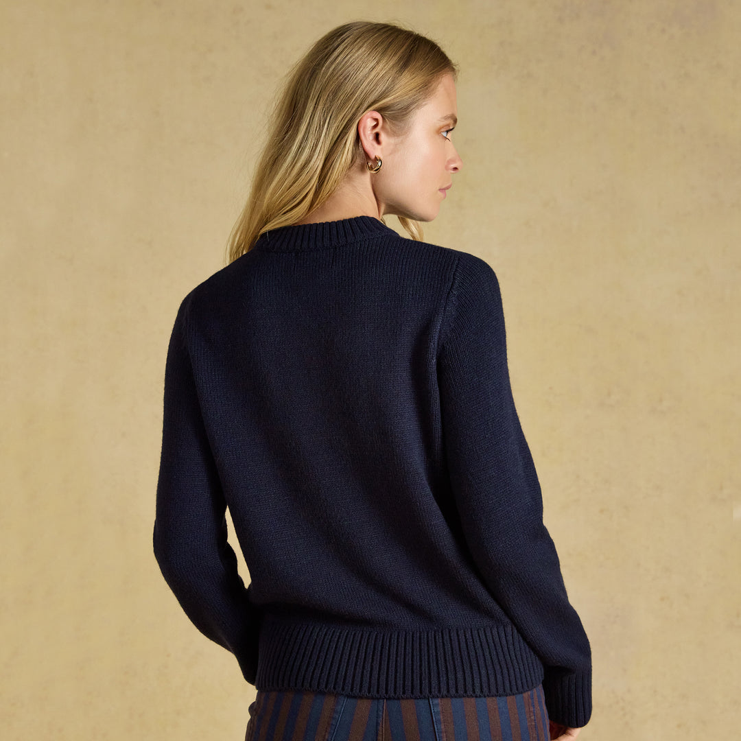 Joules Ladies Noelle Dog Knit