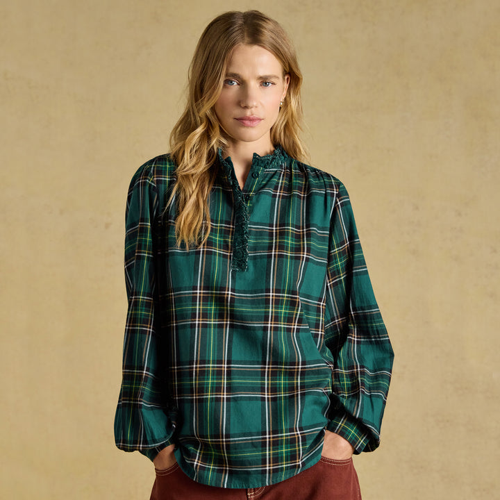 Joules Ladies Melanie Check Blouse