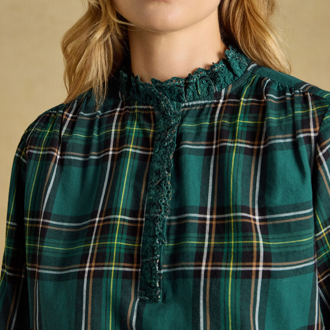 Joules Ladies Melanie Check Blouse