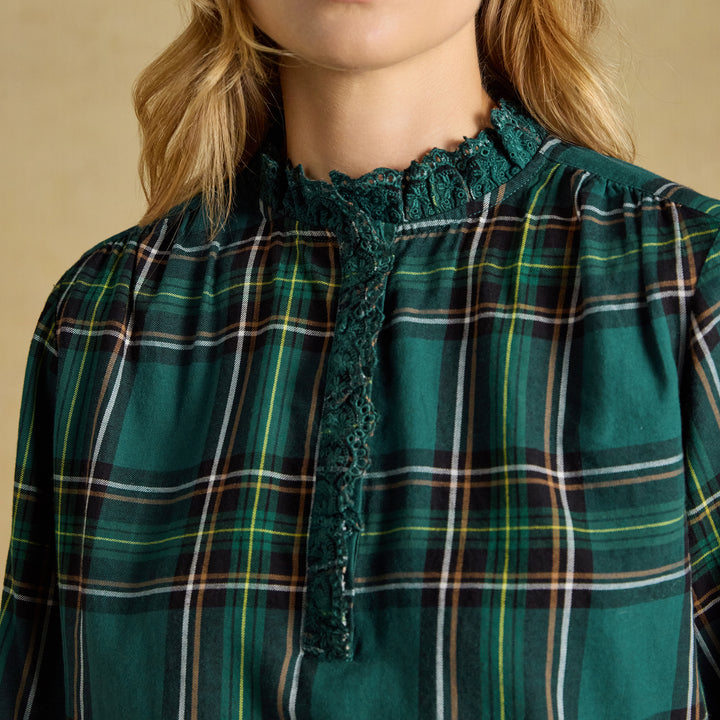 Joules Ladies Melanie Check Blouse