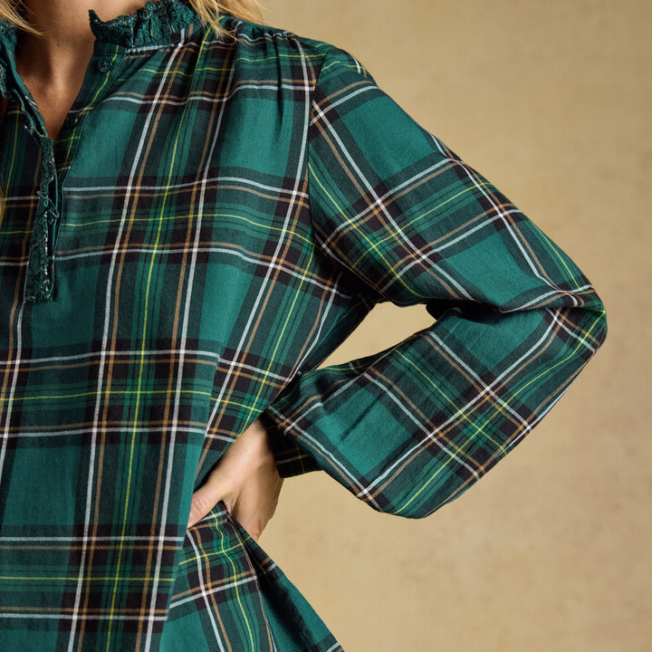 Joules Ladies Melanie Check Blouse