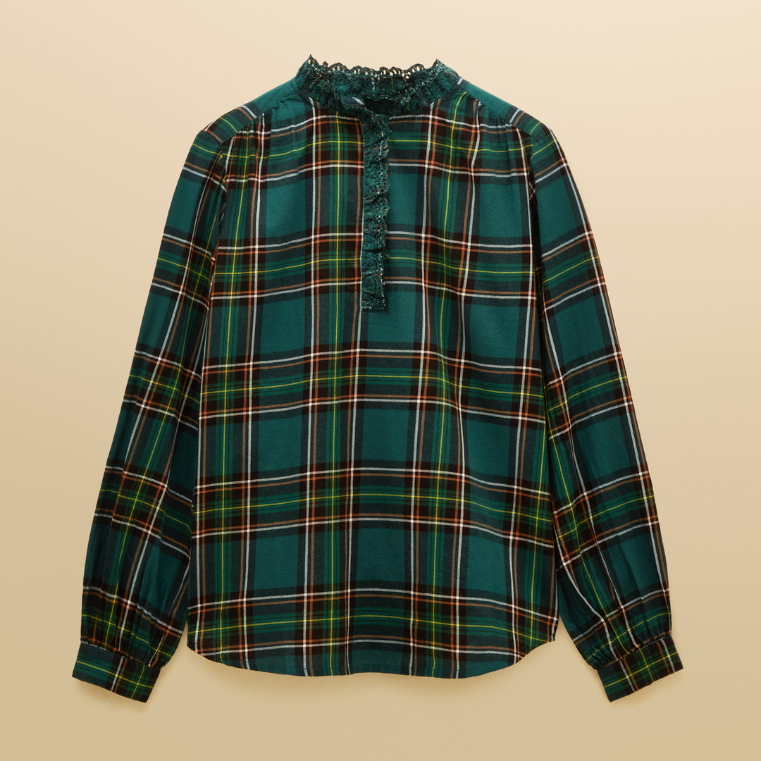 Joules Ladies Melanie Check Blouse