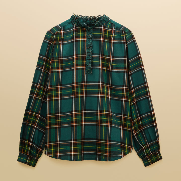 Joules Ladies Melanie Check Blouse