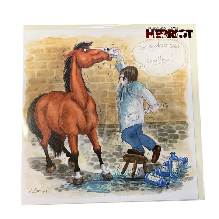 Splimple James Herriot Greetings Card