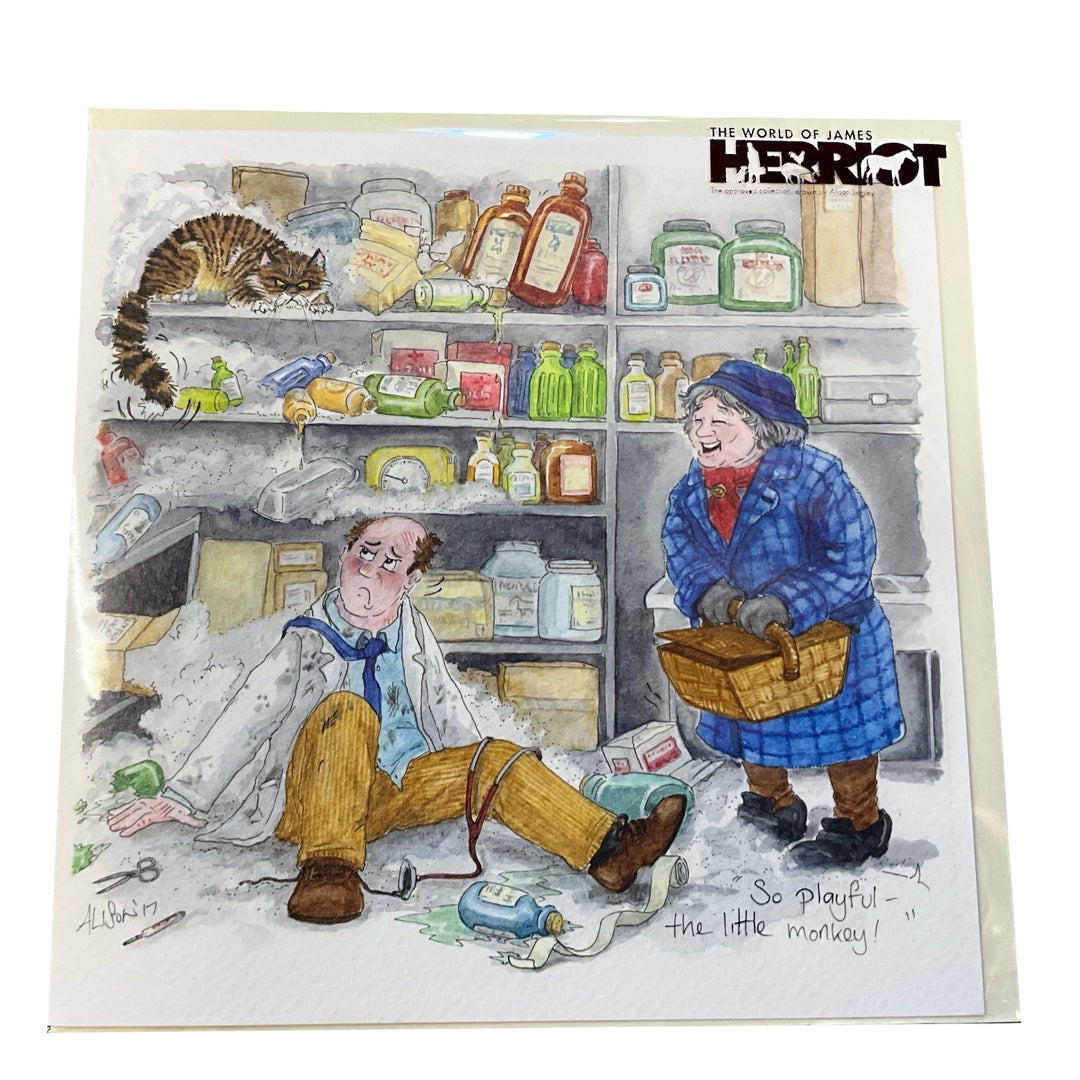 Splimple James Herriot Greetings Card