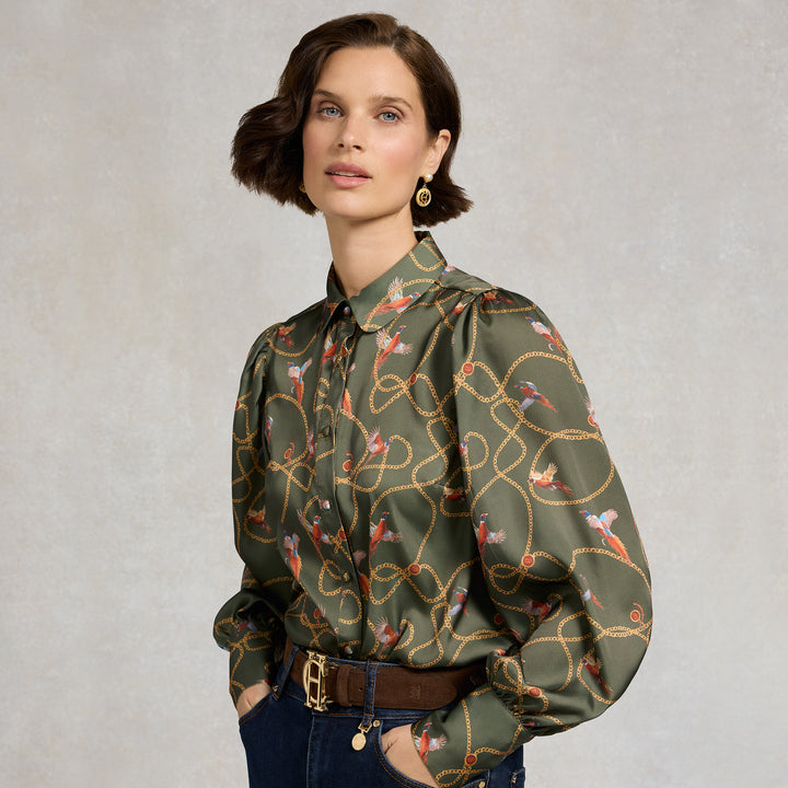 Holland Cooper Ladies Isla Satin Shirt