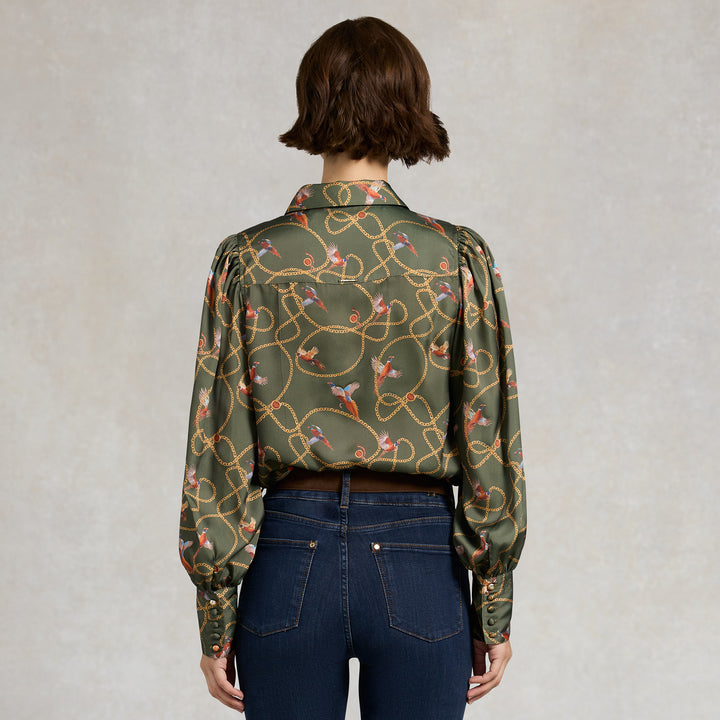 Holland Cooper Ladies Isla Satin Shirt