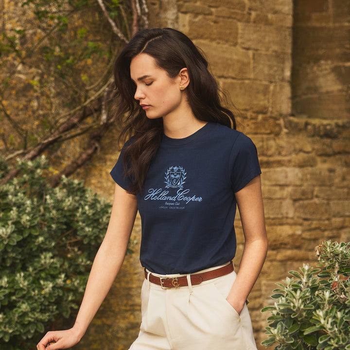Holland Cooper Ladies Ivy League Tee