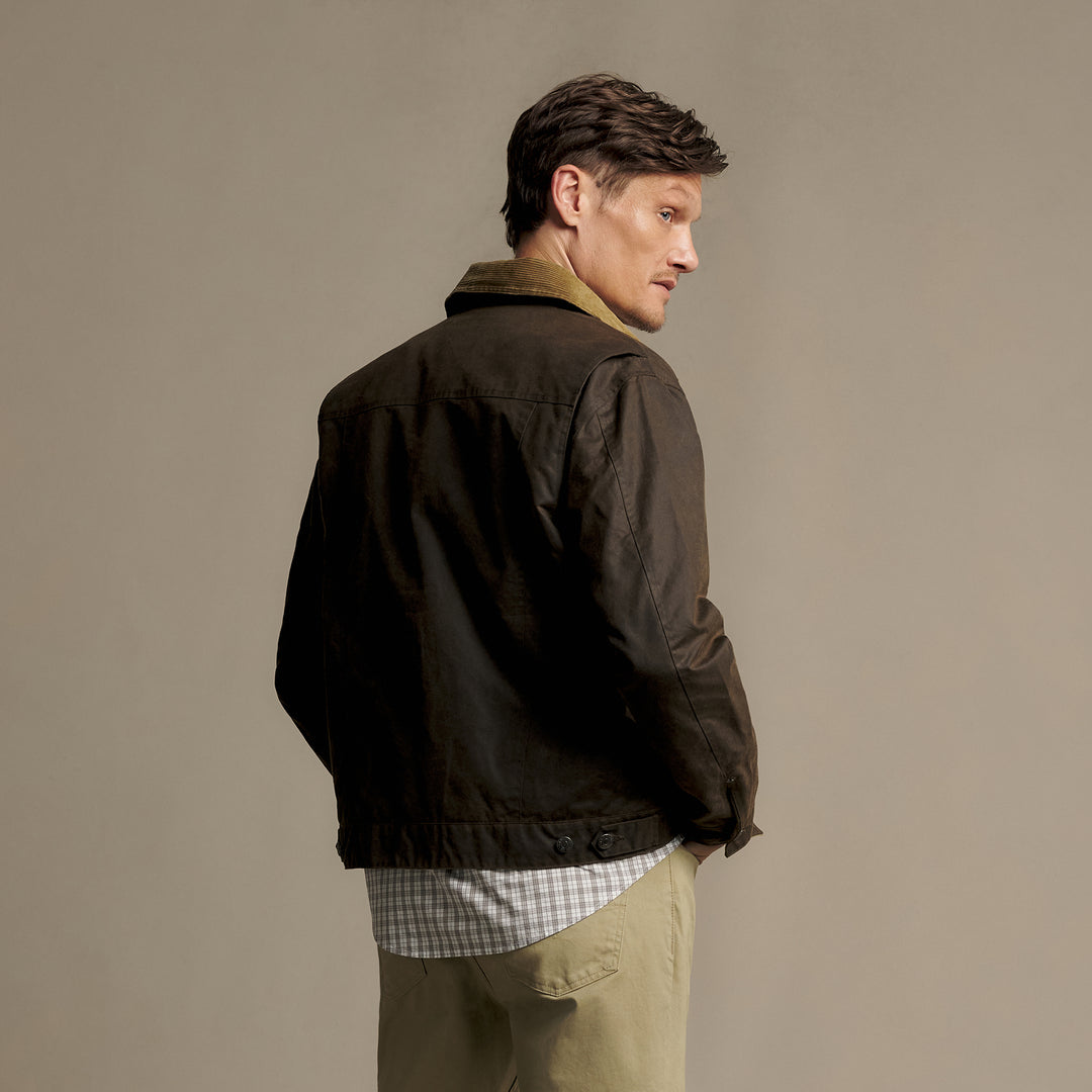 R M Williams Mens Duffy Wax Jacket