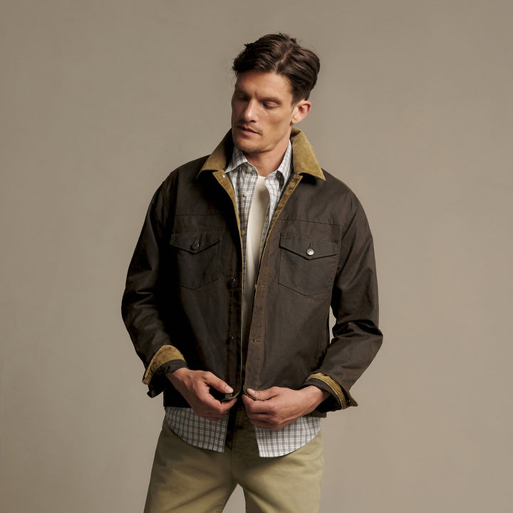R M Williams Mens Duffy Wax Jacket