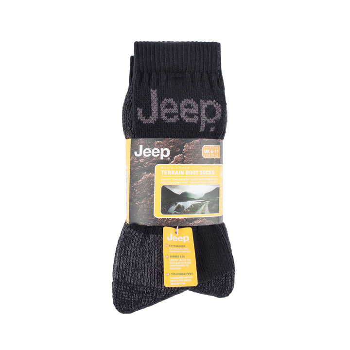 Jeep Mens Luxury Terrain Socks