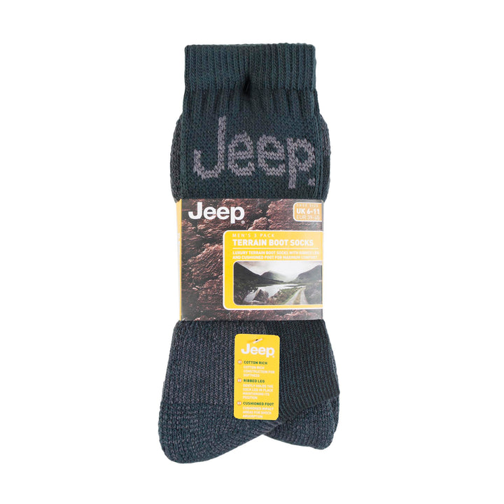 Jeep Mens Luxury Terrain Socks