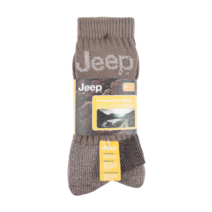 Jeep Mens Luxury Terrain Socks