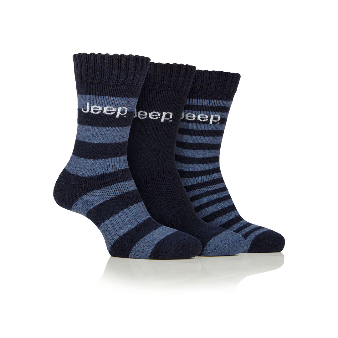 Jeep Mens Wool Blend Boot Socks