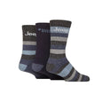 Jeep Mens Cotton Rich Cushioned Boot Socks - 3 Pack