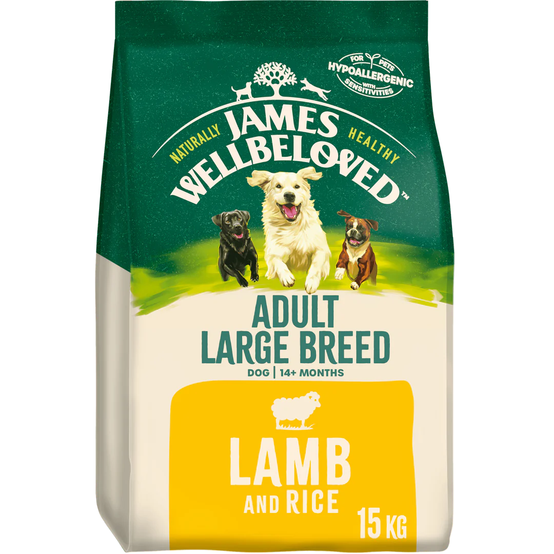 James Wellbeloved Adult Dog Large Breed with Lamb & Rice