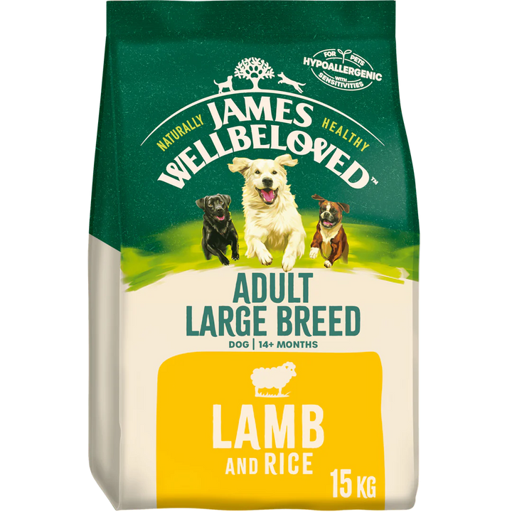 James Wellbeloved Adult Dog Large Breed with Lamb & Rice