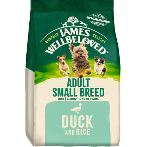 James Wellbeloved Adult Dog Small Breed with Duck & Rice