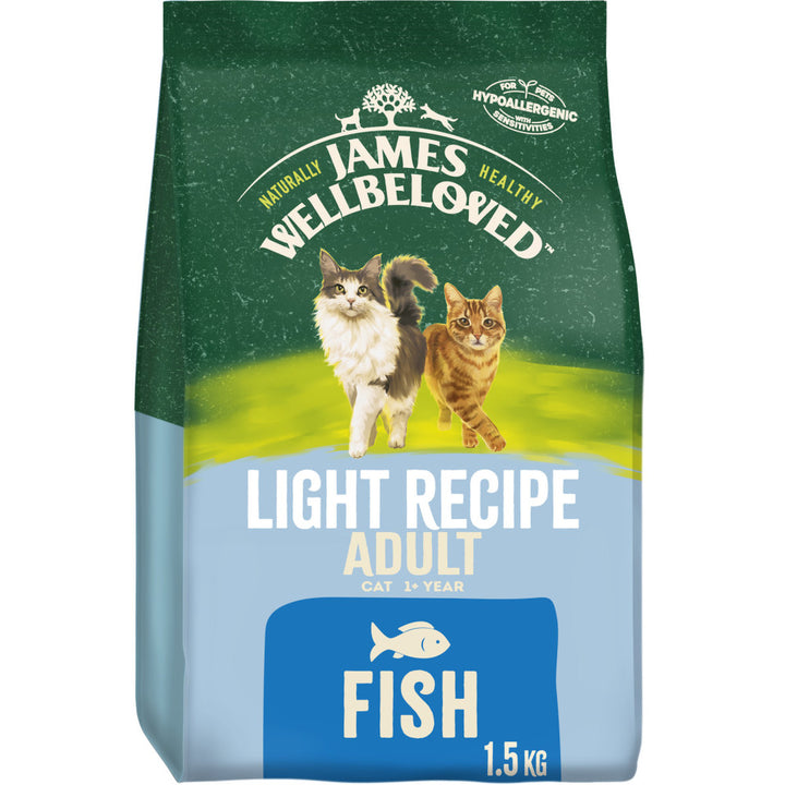 James Wellbeloved Adult Cat Light with Fish & Rice