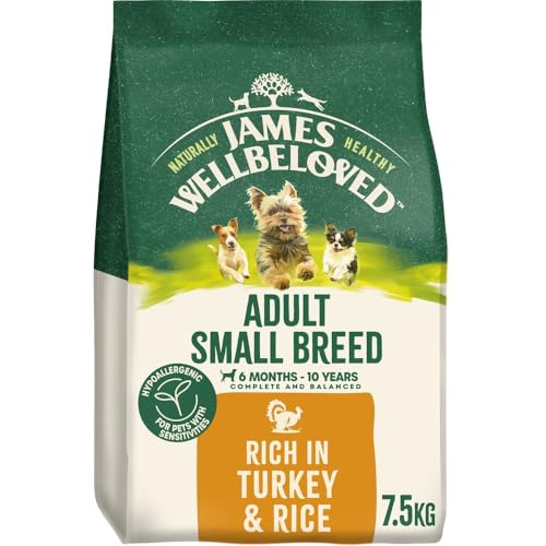 James Wellbeloved Adult Small Breed Turkey & Veg Grain Free Dry Dog Food