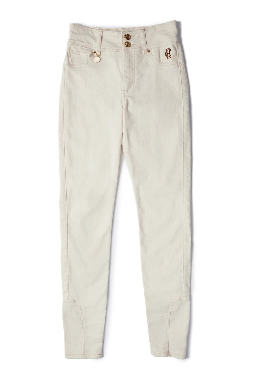 Holland Cooper Ladies Jodhpur Jeans in Cream#Cream