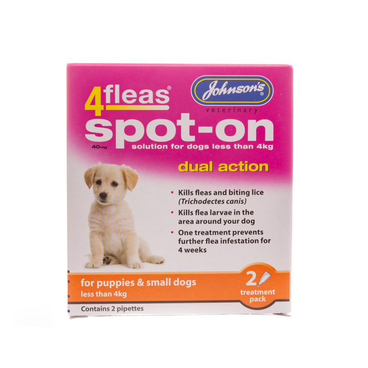 Johnsons 4Fleas Spot On For Puppies 2 Pack