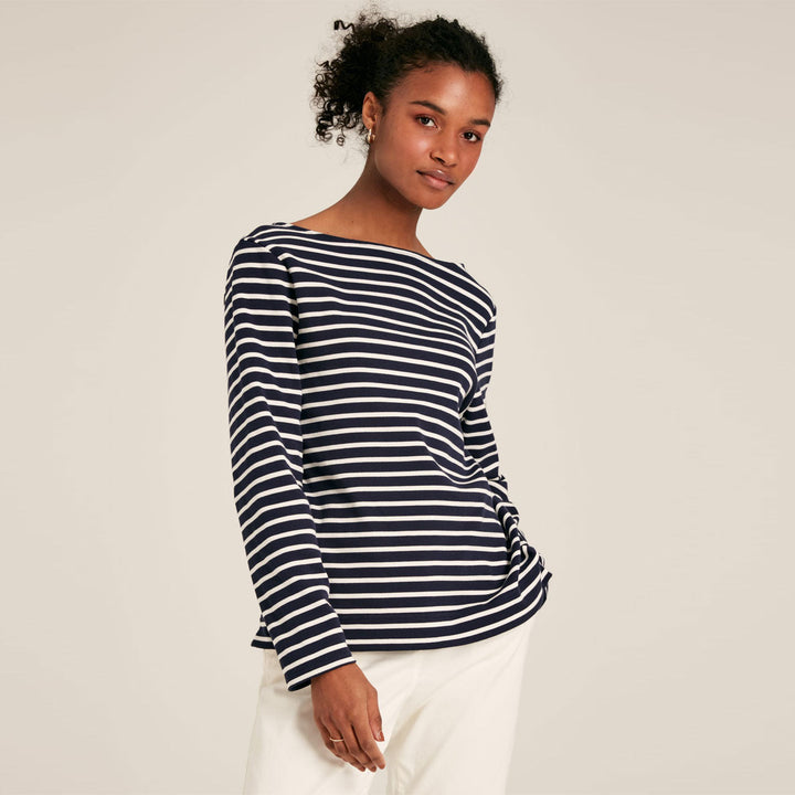 Joules Ladies New Harbour Stripe Top Model