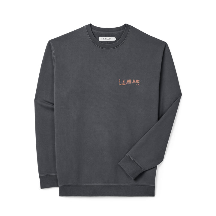 R M Williams Mens Flinders Crew Sweatshirt