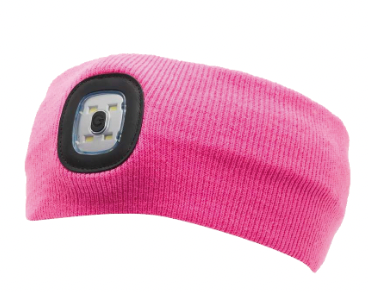 The Platinum Kelty Ladies Plain LED Headband in Pink#Pink