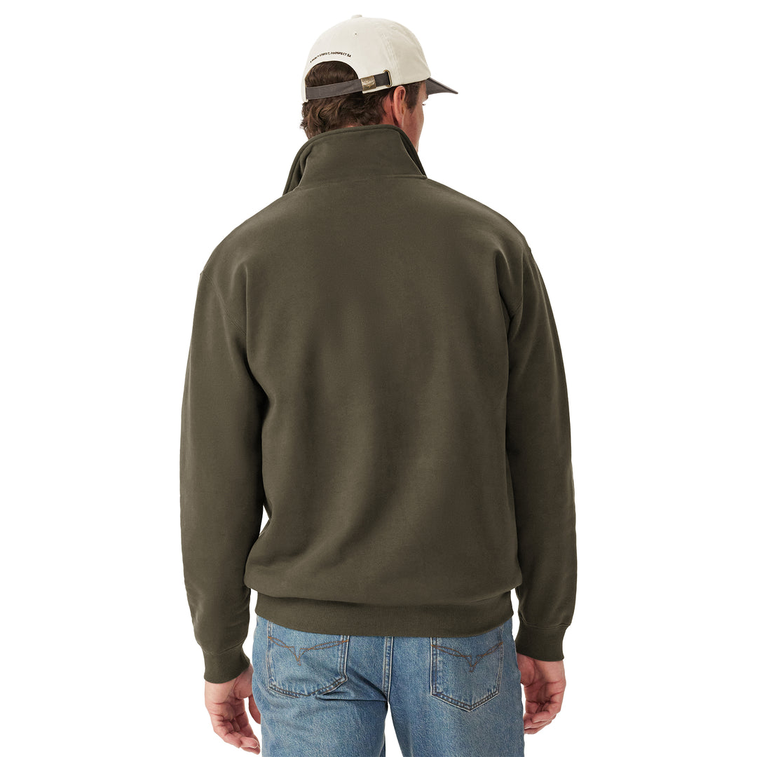 R M Williams Mens Mulyungarie 1/4 Zip Sweatshirt