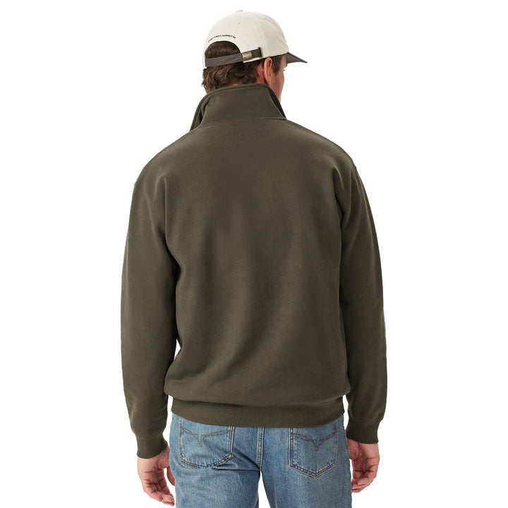 R M Williams Mens Mulyungarie 1/4 Zip Sweatshirt