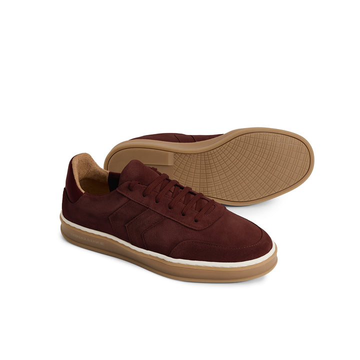 Fairfax & Favor Ladies Kendrick Trainer - Port Suede