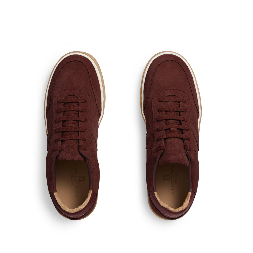 Fairfax & Favor Ladies Kendrick Trainer - Port Suede