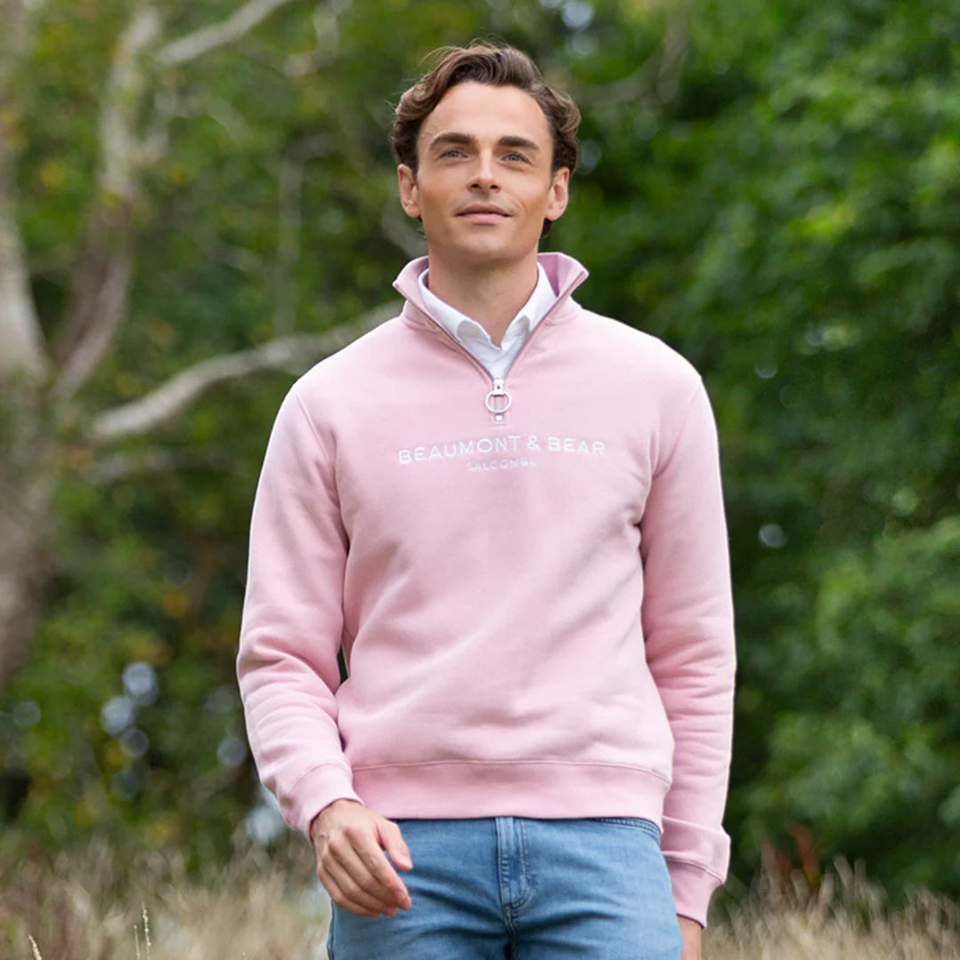 Beaumont & Bear Unisex Kingswear Quarter Zip Sweatshirt