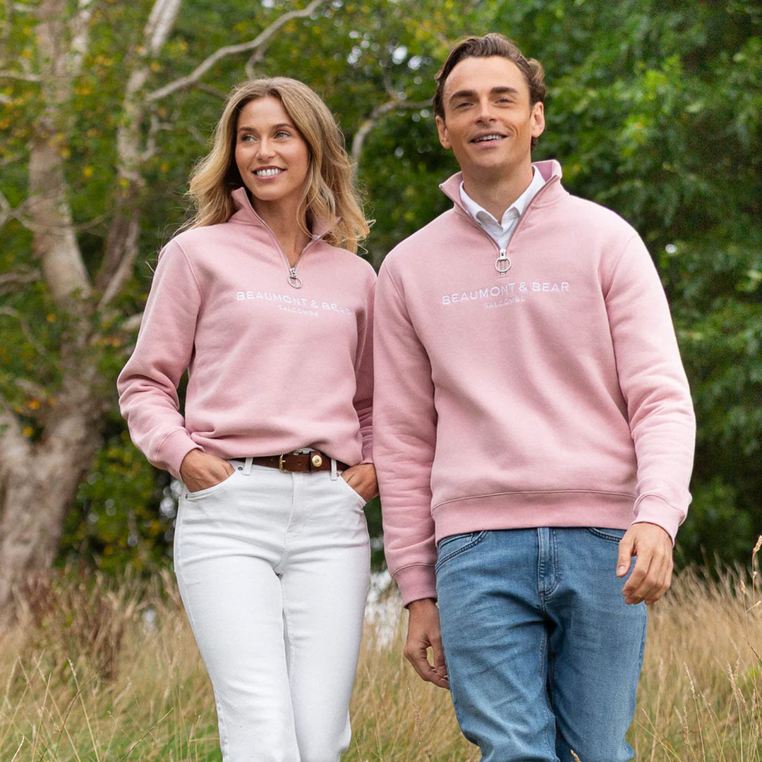 Beaumont & Bear Unisex Kingswear Quarter Zip Sweatshirt