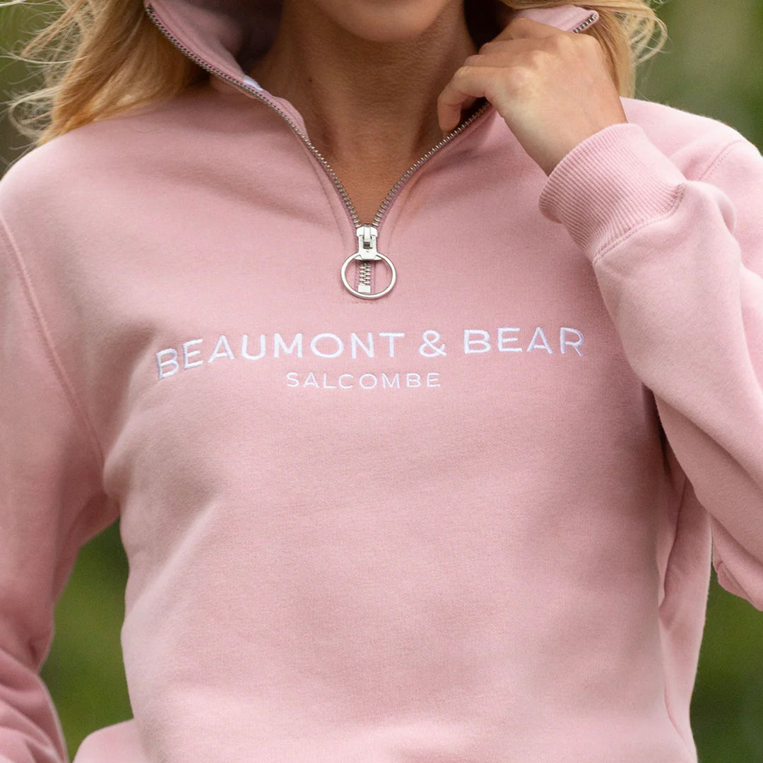 Beaumont & Bear Unisex Kingswear Quarter Zip Sweatshirt