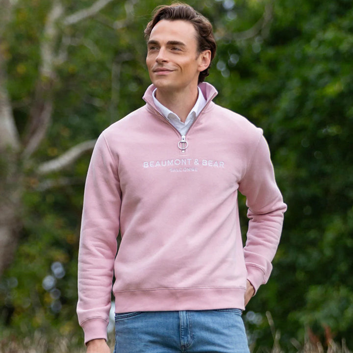 Beaumont & Bear Unisex Kingswear Quarter Zip Sweatshirt