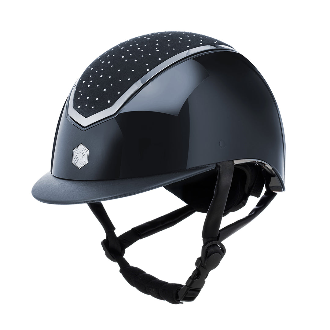 Charles Owen Kylo Crystal Riding Hat#Navy