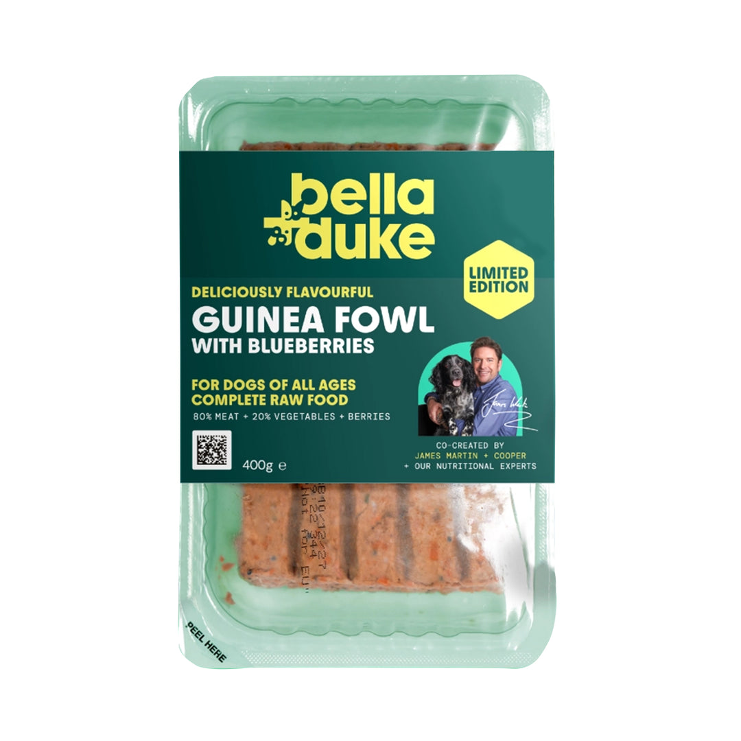 Bella & Duke Guinea Fowl with Blueberries Dog Food