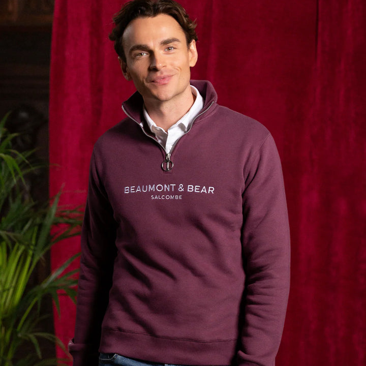 Beaumont & Bear Limited Edition Kingswear Quarter Zip Sweatshirt