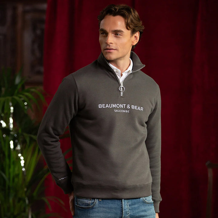 Beaumont & Bear Limited Edition Kingswear Quarter Zip Sweatshirt