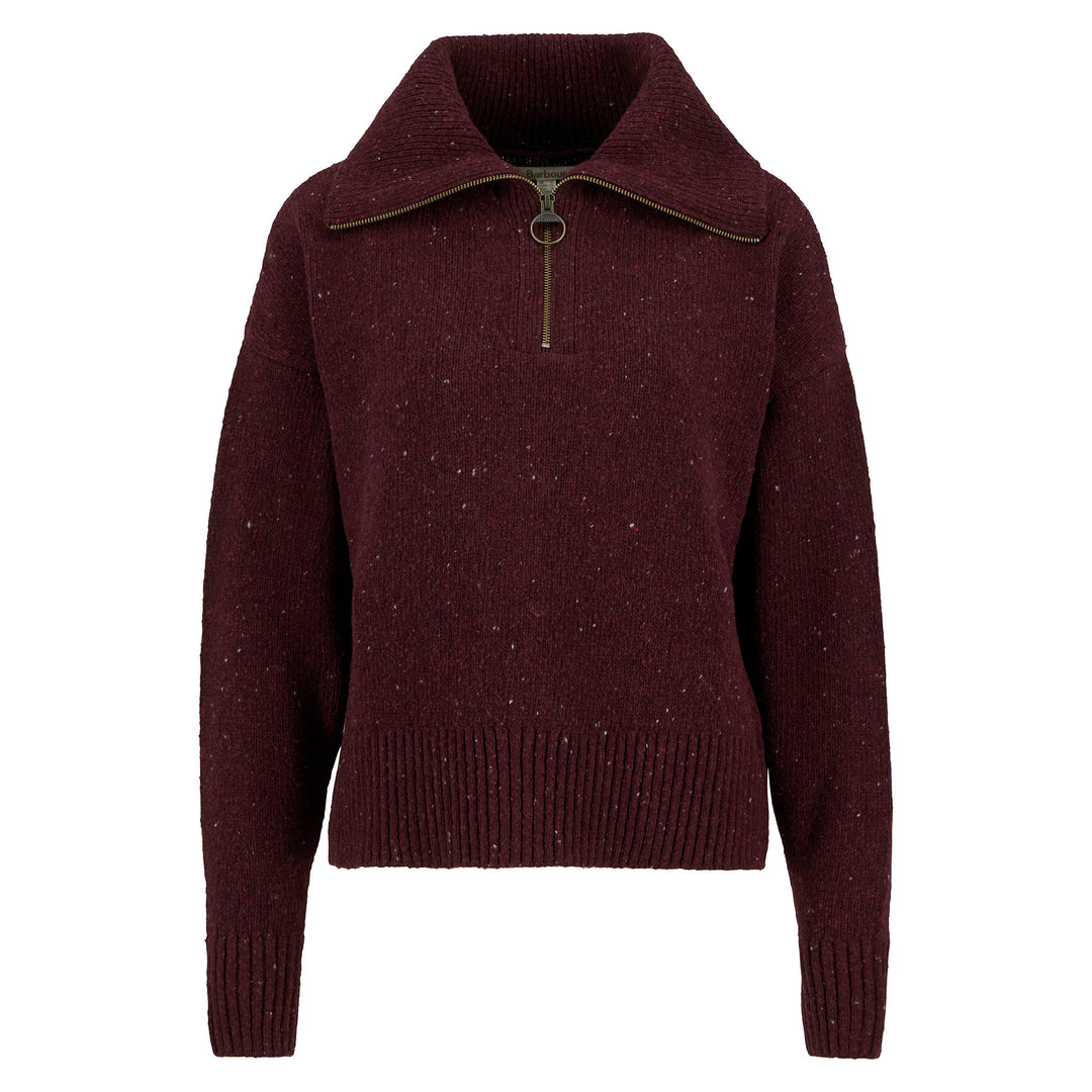 Barbour Ladies Lavensdale Half Zip Knitted Jumper